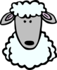 Cartoon Sheep Head Clip Art at Clker.com - vector clip art online